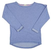 Fialová melírovaná lehká mikina H&M