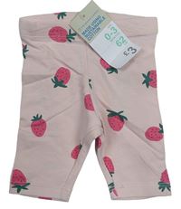 Světlerůžové legíny s jahůdkami Primark