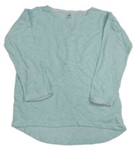 Světlemodré melírované mikinotriko zn. H&M