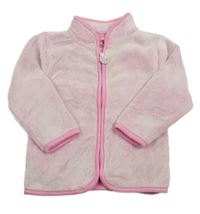 Ružová plyšová prepínaci mikina Ergee