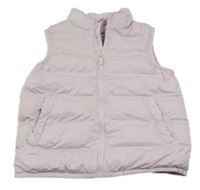 Světlerůžová šusťáková zateplená vesta Yigga