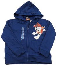 Tmavomodrá propínací mikina s kapucí - Tlapková patrola Nickelodeon