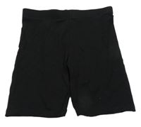 Čierne elastcké kraťasy