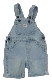 Světlemodré riflové laclové kraťasy s nášivkou Topomini