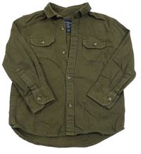 Khaki riflová košile 