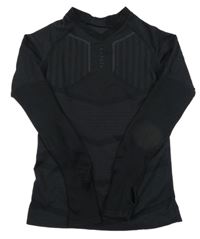 Čierno-sivé funkčné tričko Kipsta