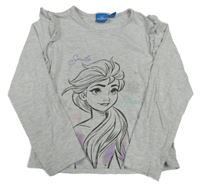 Svetlosivé tričko s Elsou Disney