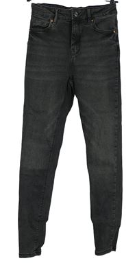 Dámské šedé skinny rifle Primark 