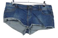 Dámské modré riflové minikraťasy Denim 