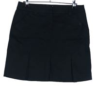 Dámská černá plátěná skládaná sukně Esprit 