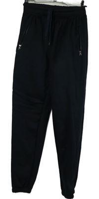 Pánske tmavomodré cuff tepláky