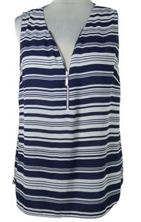 Dámska tmavomodro-biela pruhovaná blúzka Atmosphere