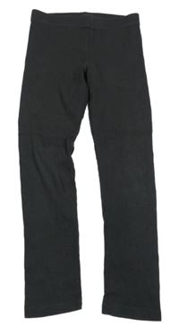 Antracitové žebrované legíny F&F