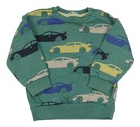 Zelená mikina s autami M&S