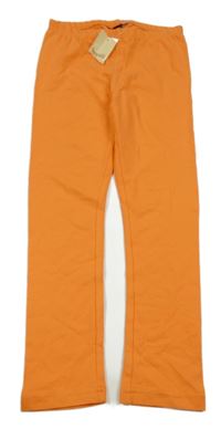 Nové - Neónově oranžové legíny