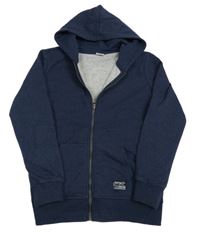 Tmavomodrá prepínaci mikina s kapucňou Chapter Young