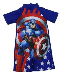 Safírovo-červený UV overal - Captain America