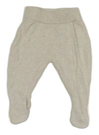 Béžové puntíkaté pletené polodupky H&M