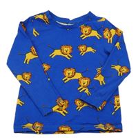 Safírové triko s lvy George