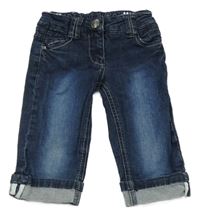 Tmavomodré capri rifle Denim Co.