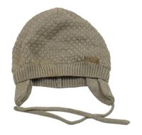 Hnědá čepice s tkaničkami H&M