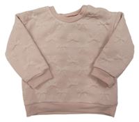 Staroružová mikina s mašľami George