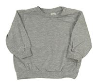 Šedá melírovaná mikina H&M