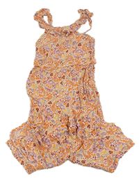 Broskvový culottes overal so vzorom Primark