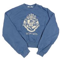 Modrá crop mikina Harry Potter H&M