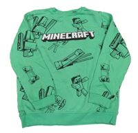 Zelená mikina Minecraft 