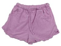 Růžové froté kraťasy Matalan 