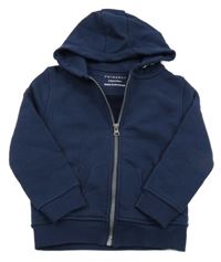 Tmavomodrá prepínaci mikina s kapucňou Primark