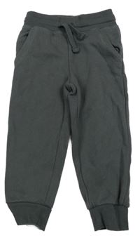 Tmavošedé tepláky Primark