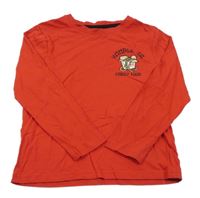 Červené tričko s nudlemi Primark