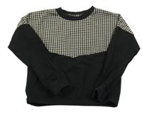 Čierno-béžová mikina A Punto