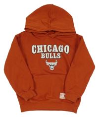 Rezavá mikina Chicago Bulls s kapucí H&M