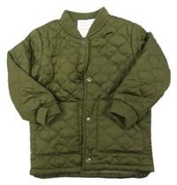 Khaki šusťáková prošívaná zateplená bunda zn.Primark