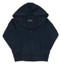 Tmavomodrá prepínaci mikina s kapucňou Primark