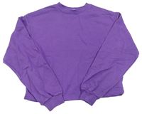 Purpurová crop mikina H&M