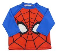 Červeno-modré UV triko - Spider-man C&A