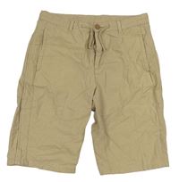 Béžové melírované chino plátěné kraťasy LC WaIKIKI