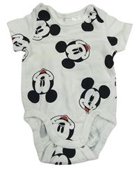 Bílé body s Mickey Disney 