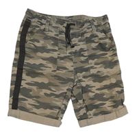 Army plátenné kraťasy s pruhom Tu