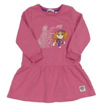 Ružové teplákové šaty s PAW PATROL nickelodeon