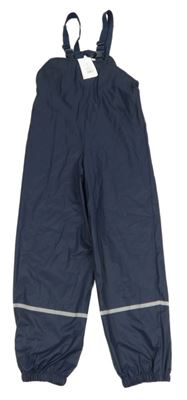 Nové - tmavomodré nepromokavé laclové kalhoty Playshoes