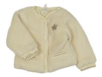 Smotanová huňatá zateplená bunda s hviezdičkou ORCHESTRA