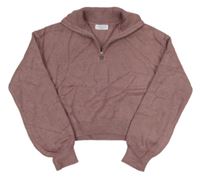 Staroružový crop sveter Primark