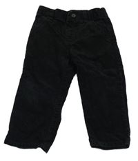 Čierne menšestrové nohavice Gymboree