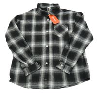 Nové - Černo-bílá kostkovaná halenka PatPat