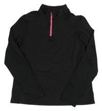 Čierna športová mikina Lefties